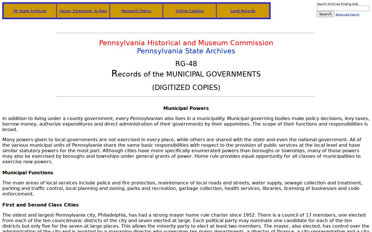 Lower Allen Township city directory context in Pennsylvania State Archives minute-book records